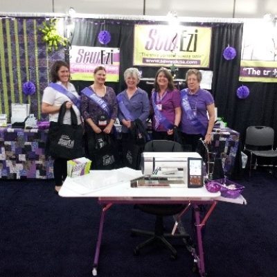 2013 Festival of Quilts Houston, Texas 10th Anniversary Celebration with Barb (SewEzi USA) and her amazing team.